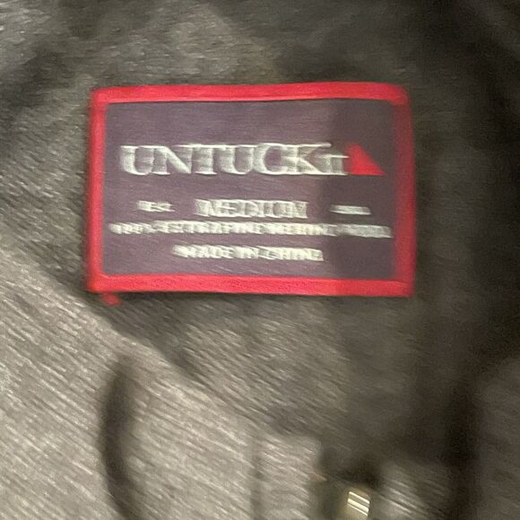 Untuckit Sweater Extra Fine Merino Wool‎ Quarter Zip Pullover Classic Mens M - Picture 7 of 10